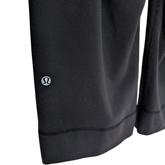 Lululemon Clam Digger II Black Luon Mid Rise Ribbed Waist 6/2013 Women's size 6 - Picture 6 of 14